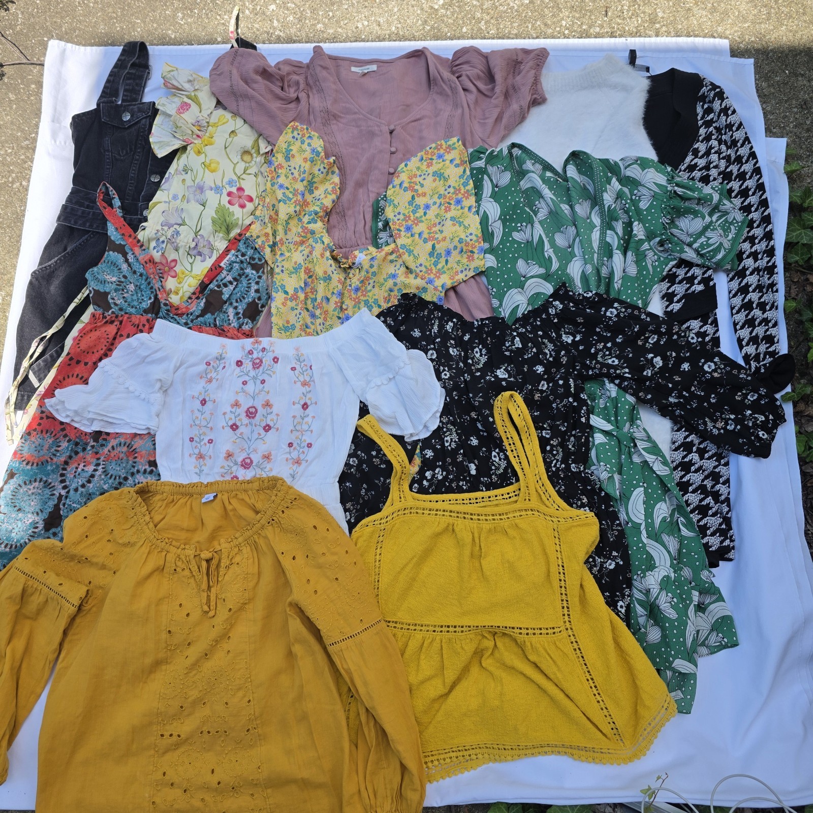 Lilly Pulitzer Boho Floral Dress Romper Lot 13pc Women&rsquo;s XS Wrap Eyelet Y2K