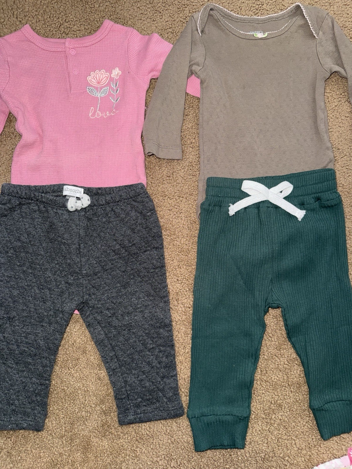 Carter&rsquo;s Kit + Pearl OshKosh Baby Girl Clothing Lot 3M 3-6M 6-9M Tops Bottoms