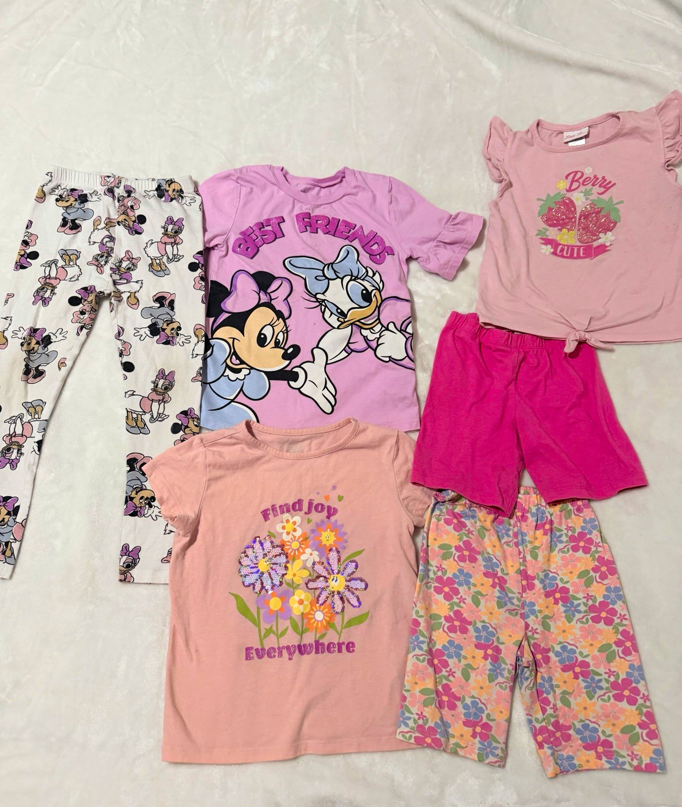 Girls’ Clothing Lot Size 5 – 6 Pieces | Disney & Summer Outfits