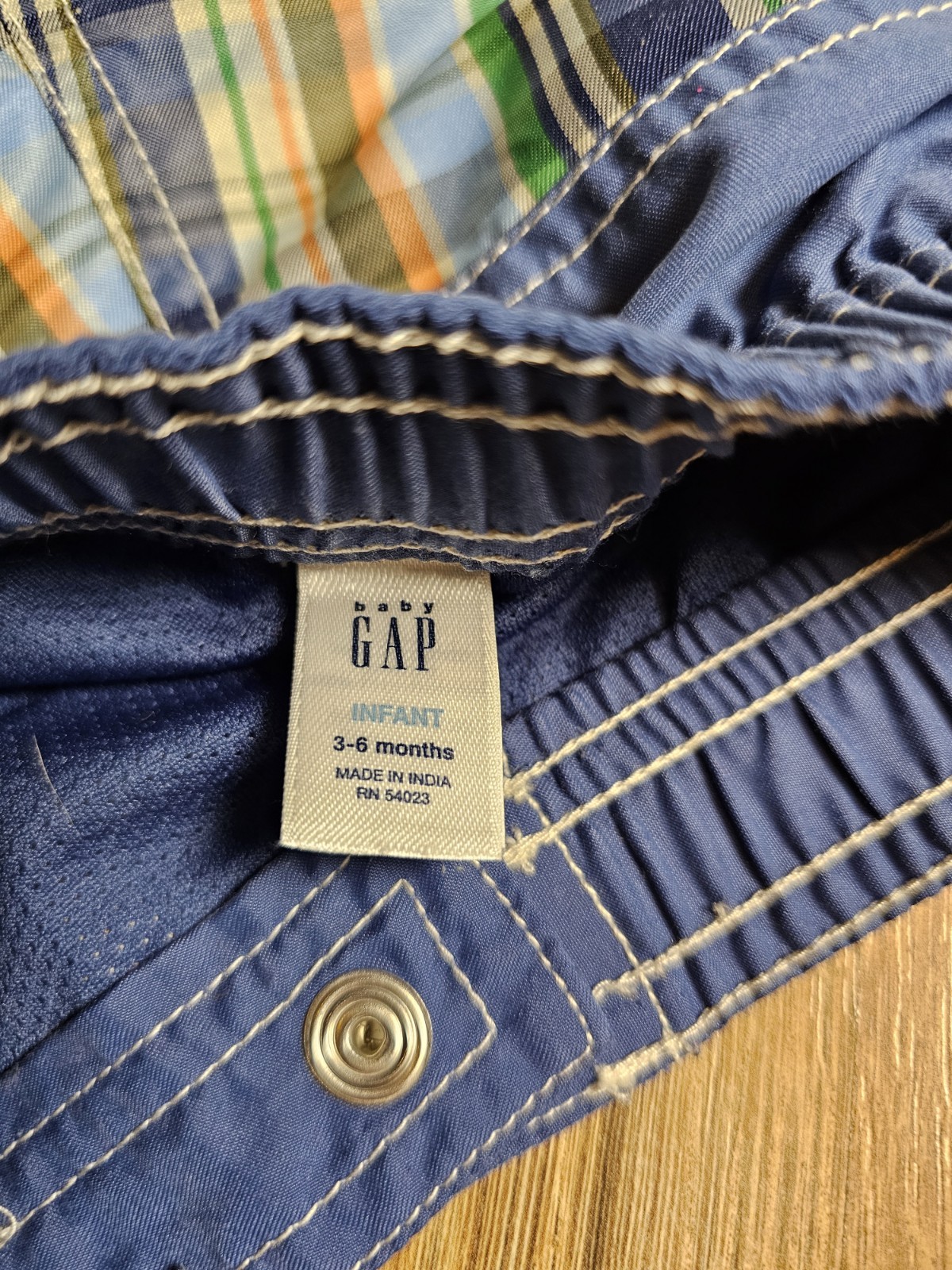 Baby Gap Romper Swim Trunks Lot Boy 3-6 Months Preppy Nautical