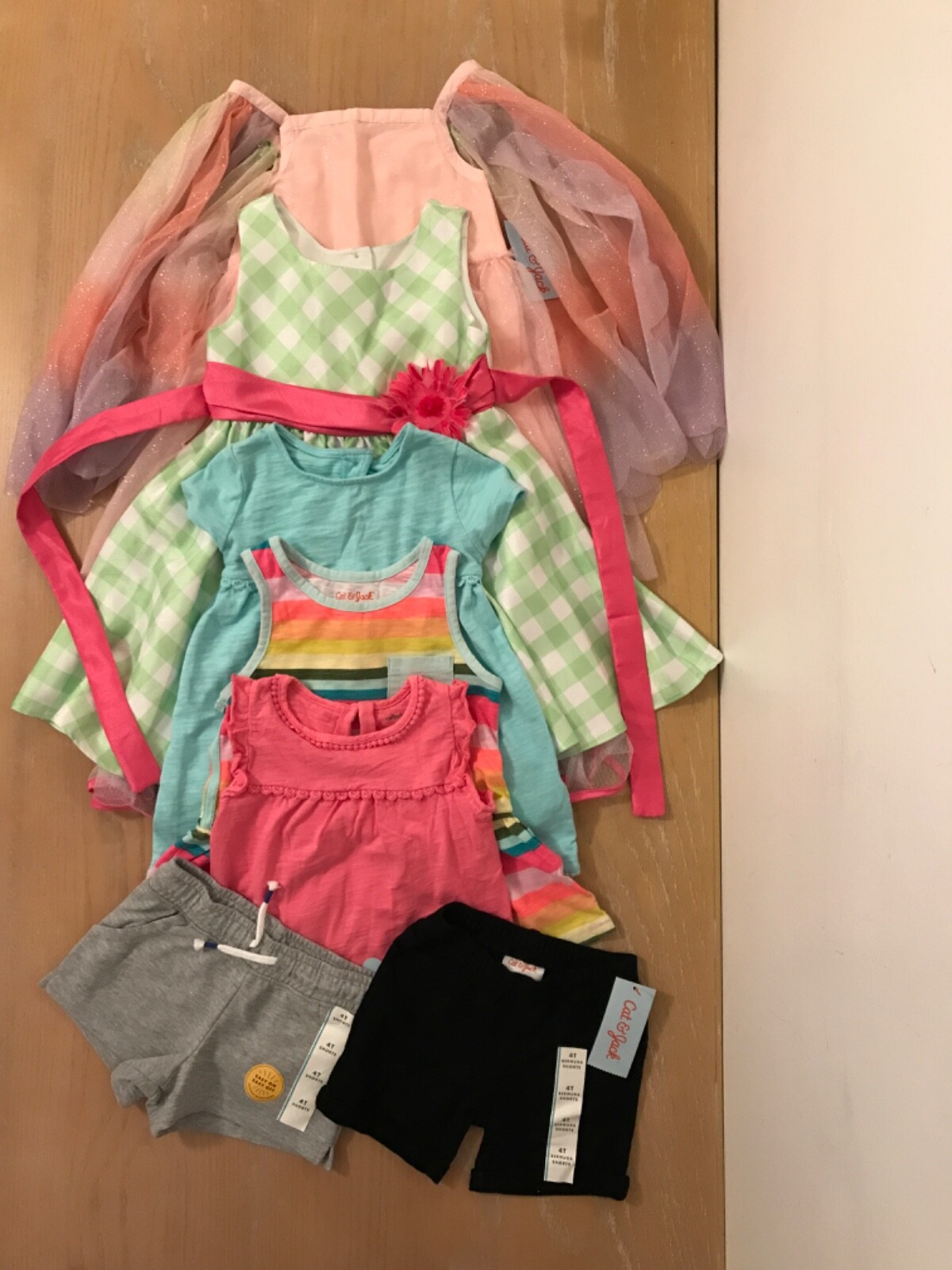 Cat & Jack, Others, Toddler Girls Summer Clothing Lot of 7 (3 New) Size 4T