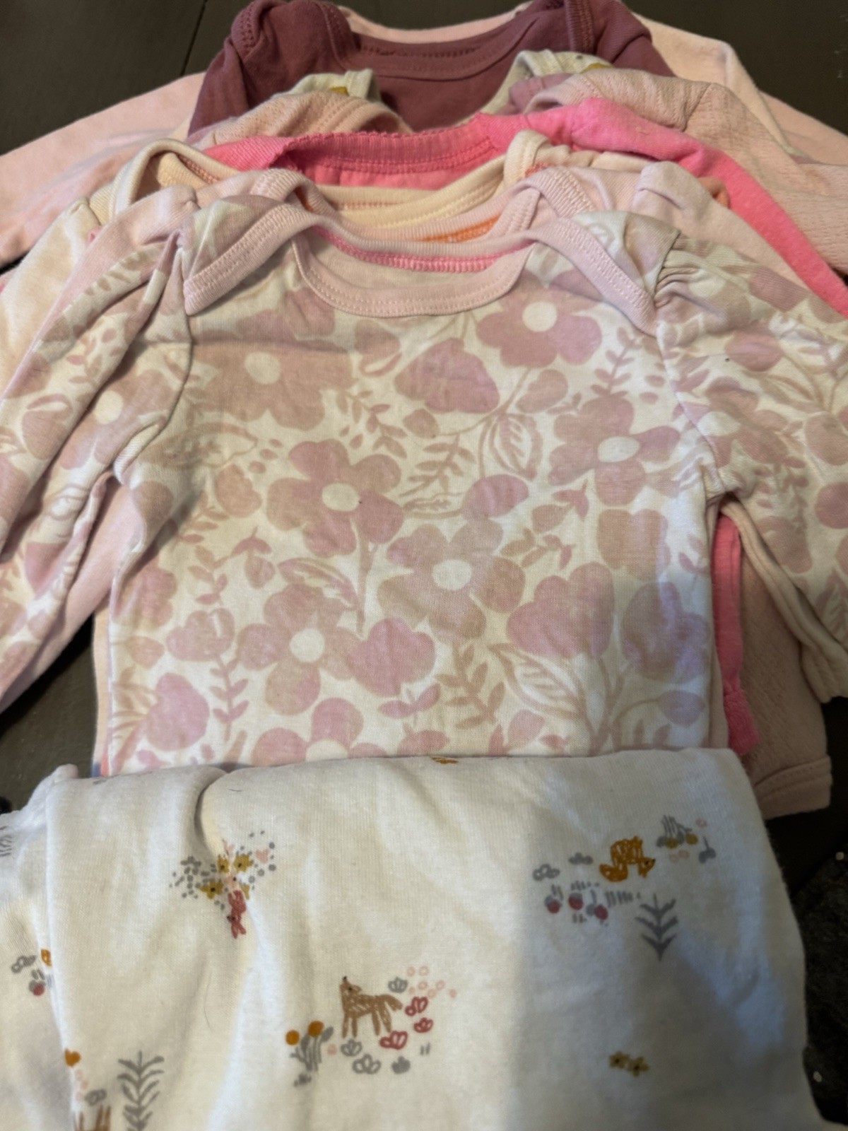 15 long sleeve Bodysuit lot 0-3 Months