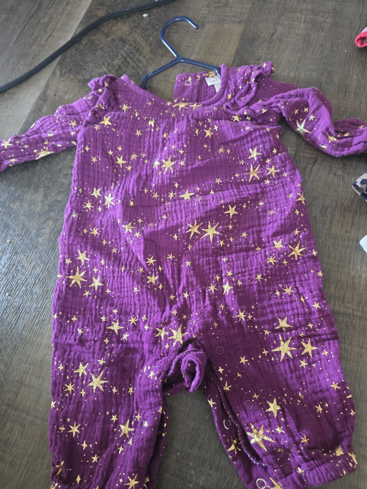 Lot of newborn to 0-3 month girl clothes 7 pj&rsquo;s and 5 outfits
