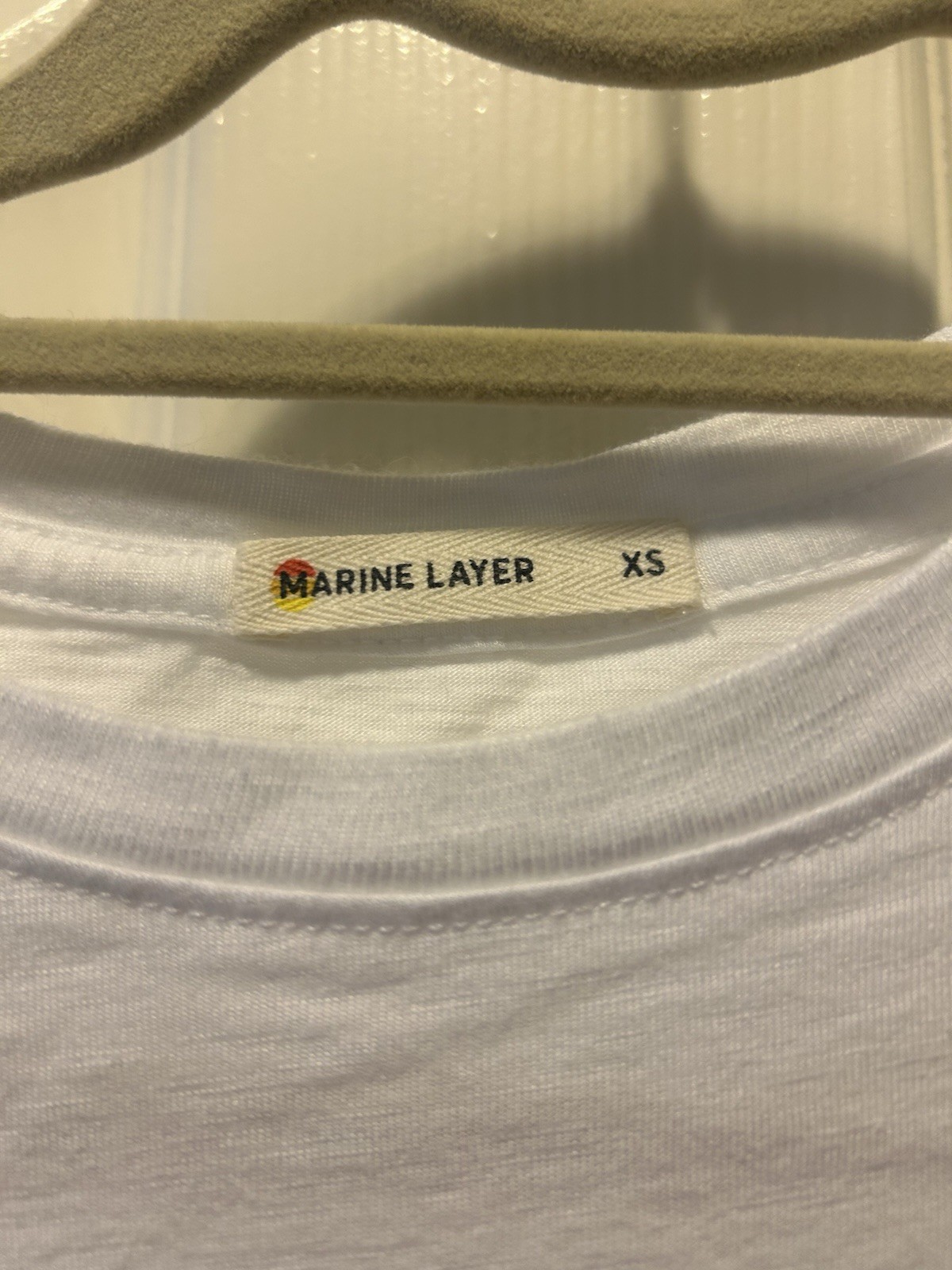 Marine Layer Trie and True CrewWomen’s Lot Solid Gray/White XS/L