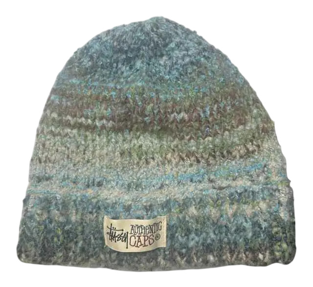 Stussy Skullcap Textured Yarn Blue Multi