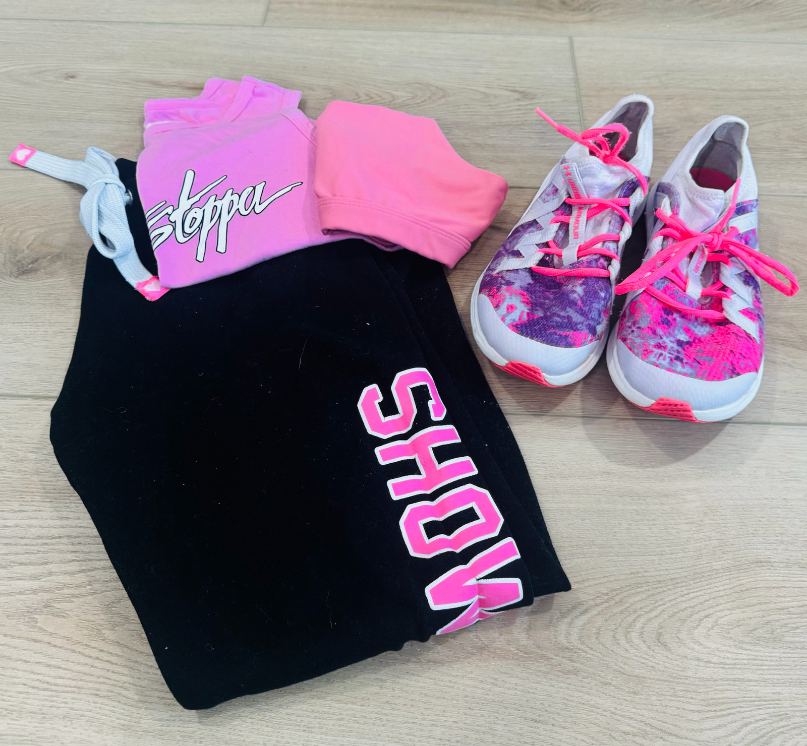 Girls Dance Clothing & Athletic Shoe Lot, Size 10/12 (Large)