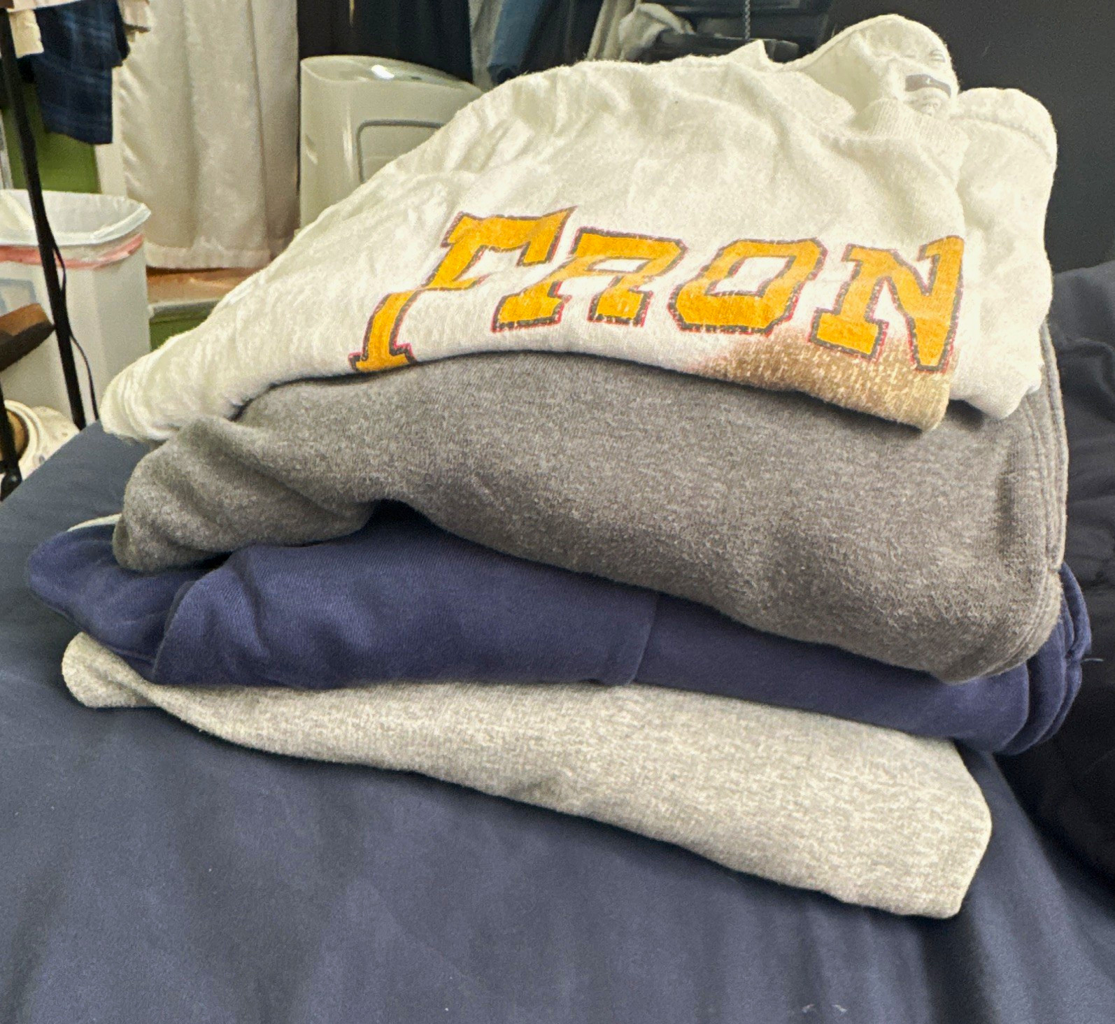 Nike & Champion Men&rsquo;s Clothing Lot Sweatpants XL+ Graphic Sweatshirt Gray Blue