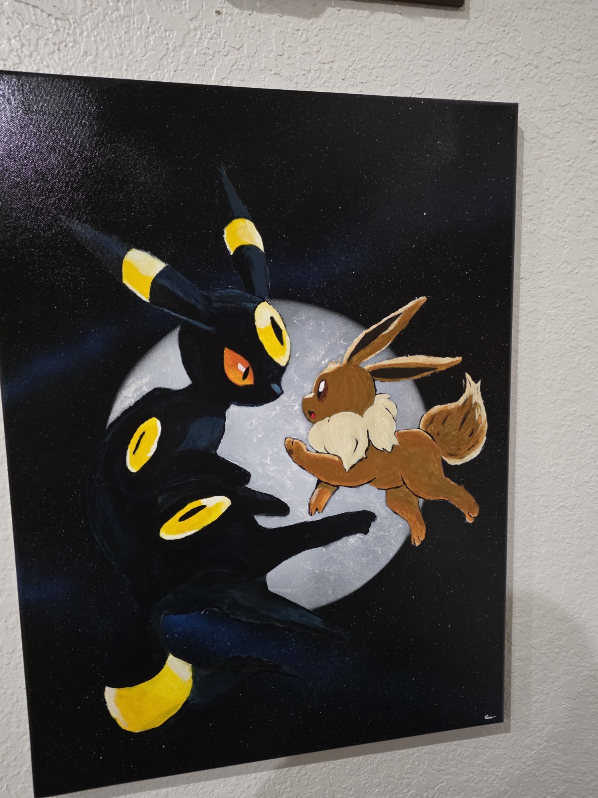 Father&rsquo;s Love: Umbreon Protecting His Eevee Girl