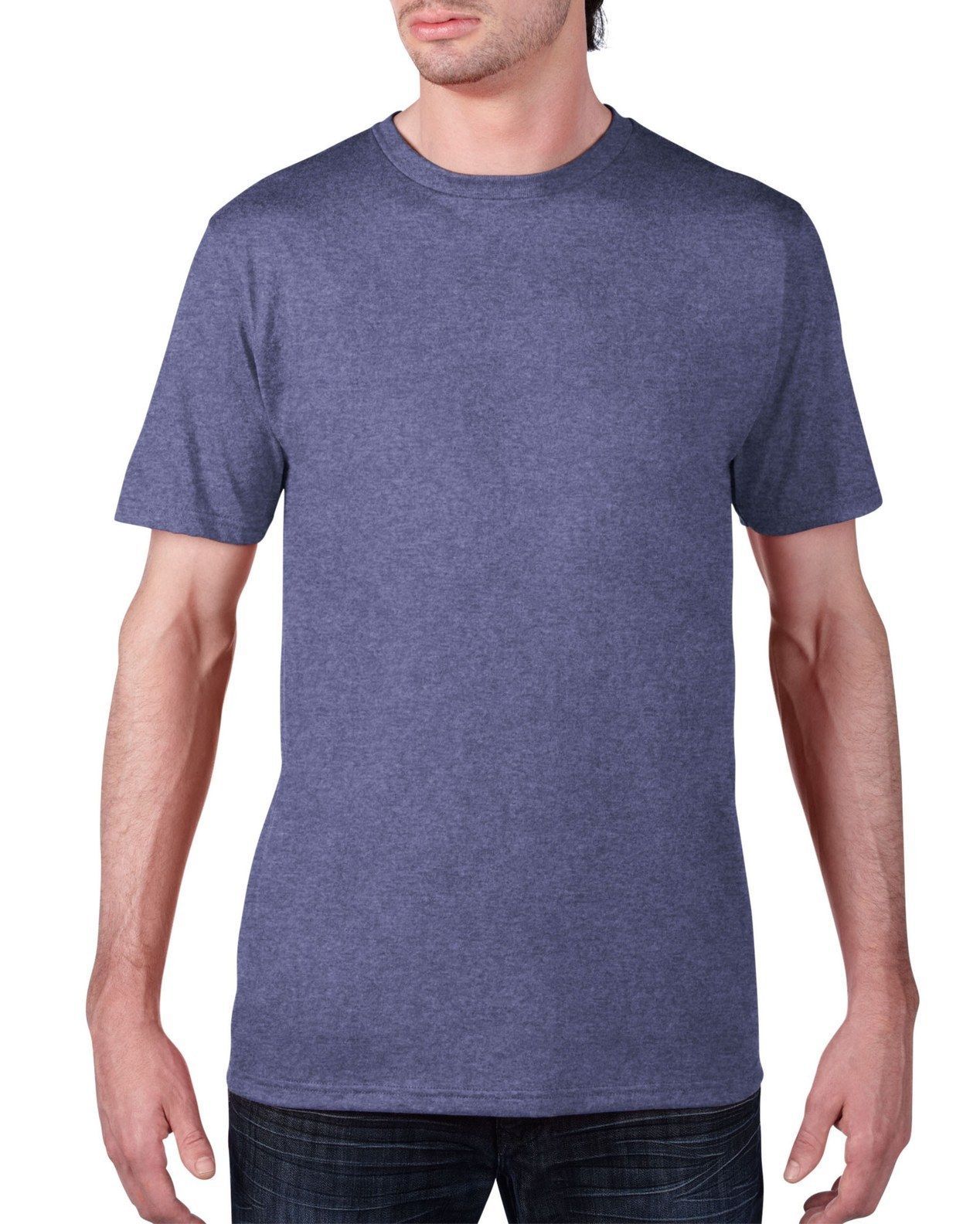 5 For $20 Plain T-Shirt Shirt Solid Tee Men&rsquo;s Short Sleeve Red Charcoal Blue