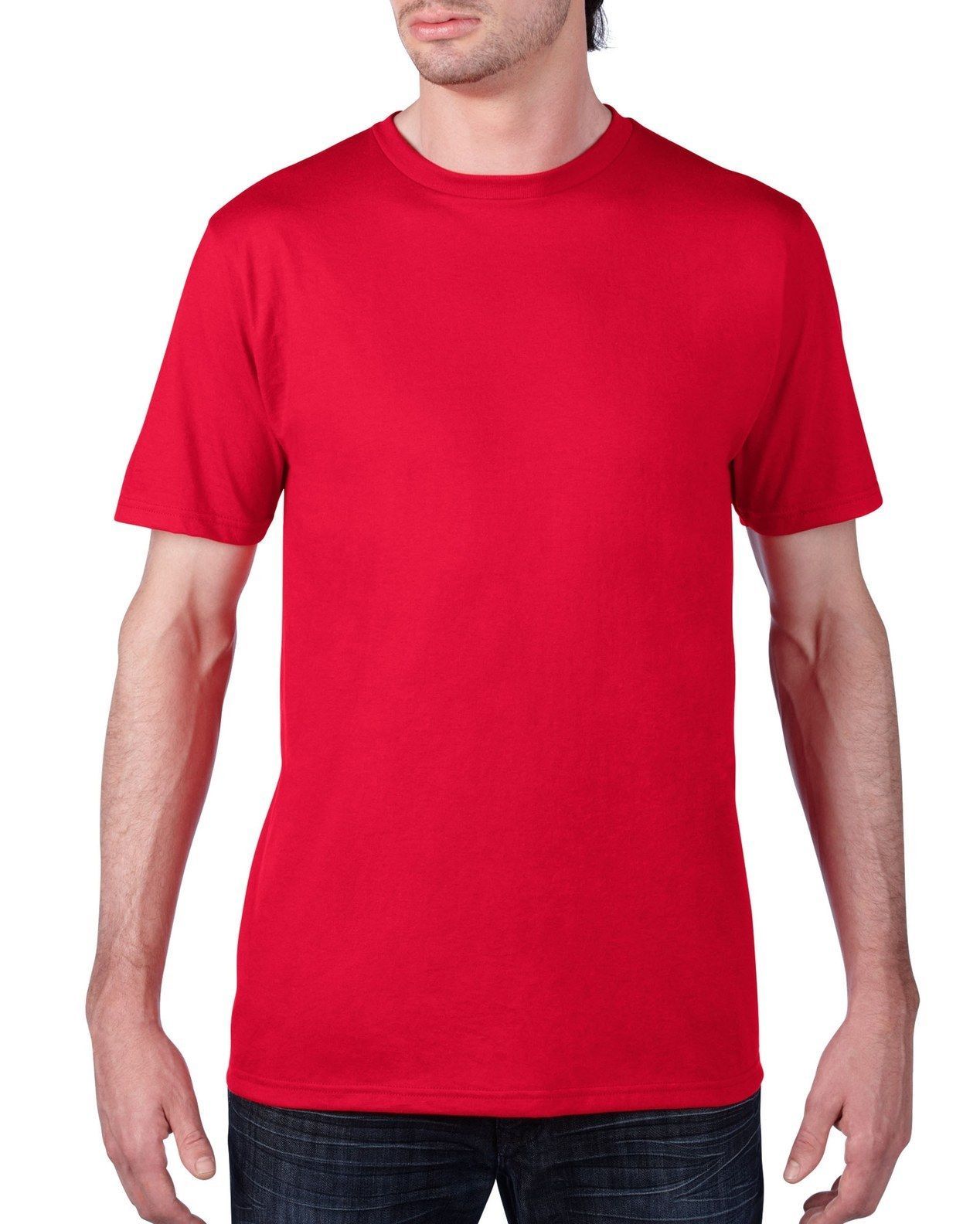 5 For $20 Plain T-Shirt Shirt Solid Tee Men&rsquo;s Short Sleeve Red Charcoal Blue