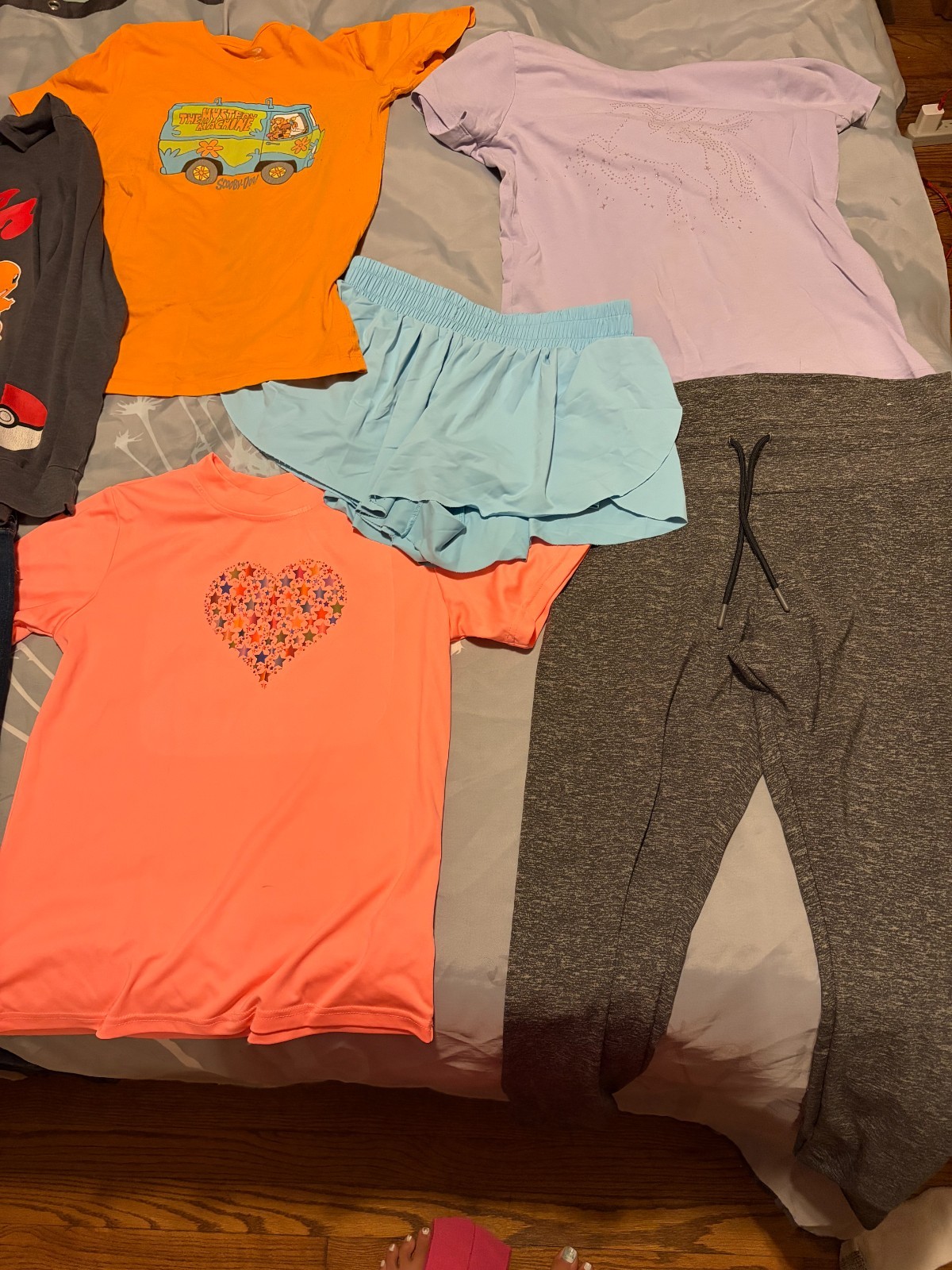 Girls&rsquo; Mixed Clothing & Shoes Bundle – 10 Pieces. No Boundaries, Old Navy