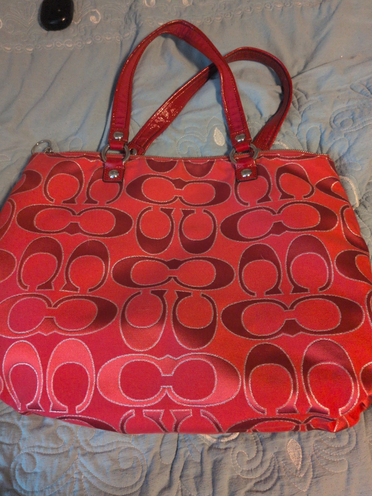 Coach Y2K Signature Canvas Purse Handbag Tote Shoulder Bag Mixed Lot of 4