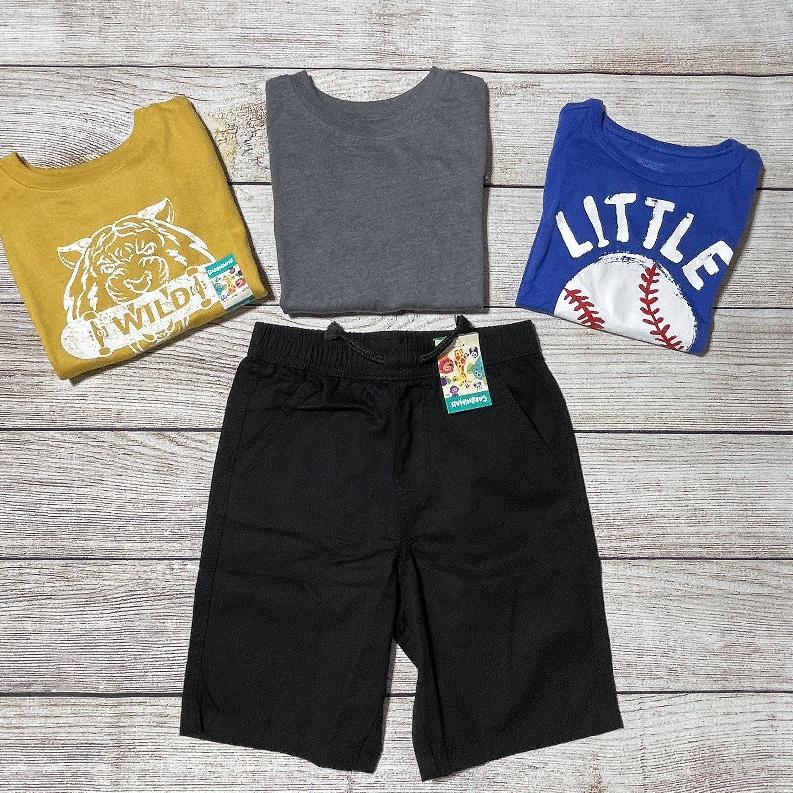 Toddler Boy 5T Lot Of Clothes For Spring And Summer. NWT! Shorts And 3 T-Shirts.