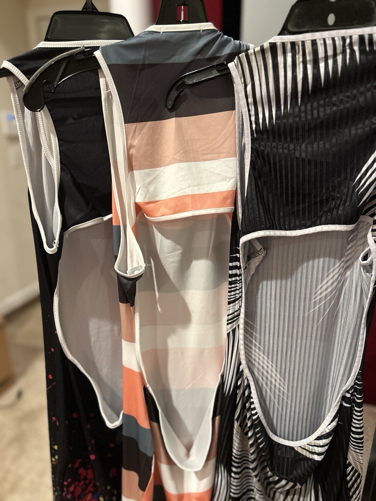 ChicMe Women’s Dress Lot XL Sleeveless Striped Multicolor Casual Polyester