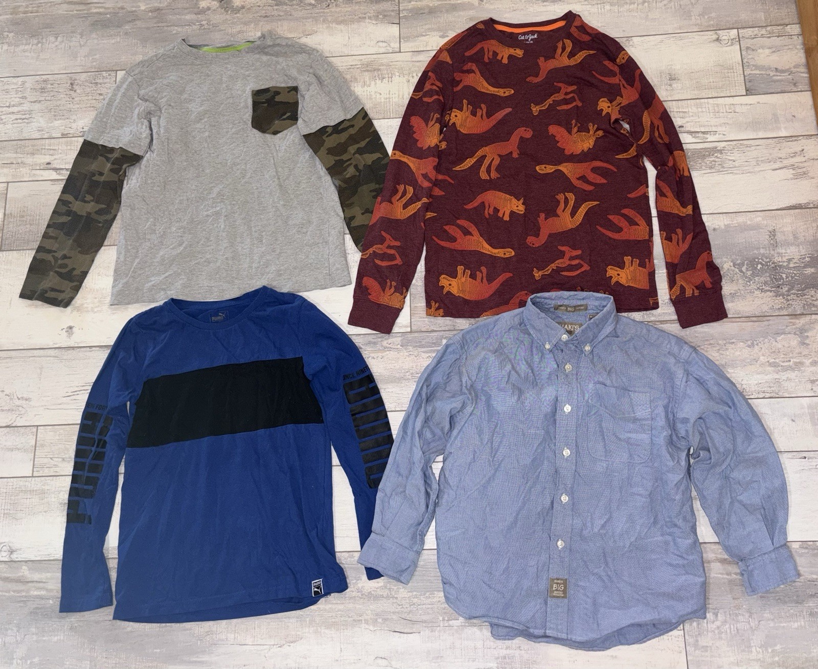 Puma/Cat & Jack/Old Navy/Arrow Clothing Lot of 5 Pieces size M/L/10/12/14 B