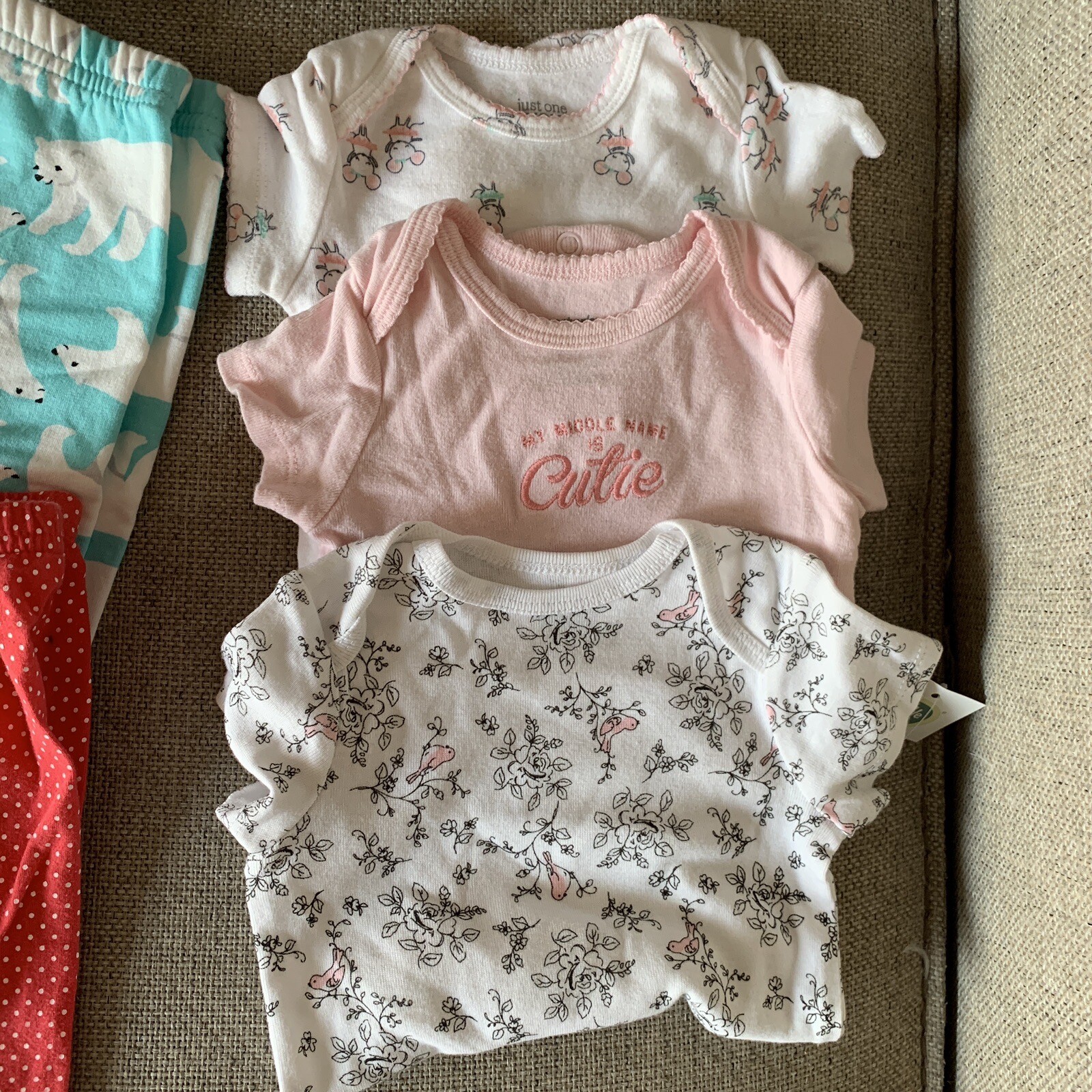 Lot of Girls Clothing Size 6 Months Winter Fall Spring Outfit Top Dress Pajama