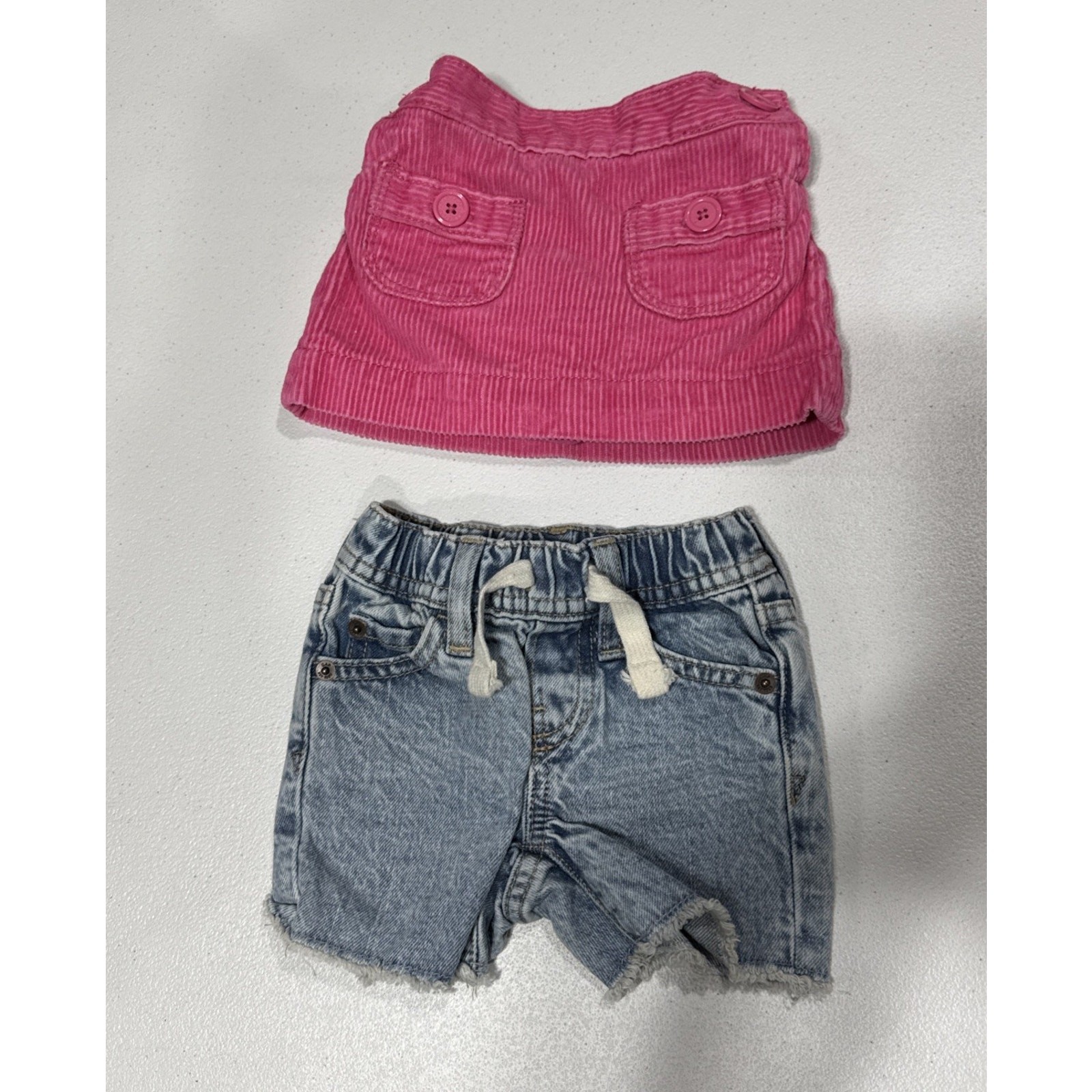 Lot of 5 Baby Girl 3-6M Dress, Bodysuits, Skort & Shorts Gap, Tommy H. & More