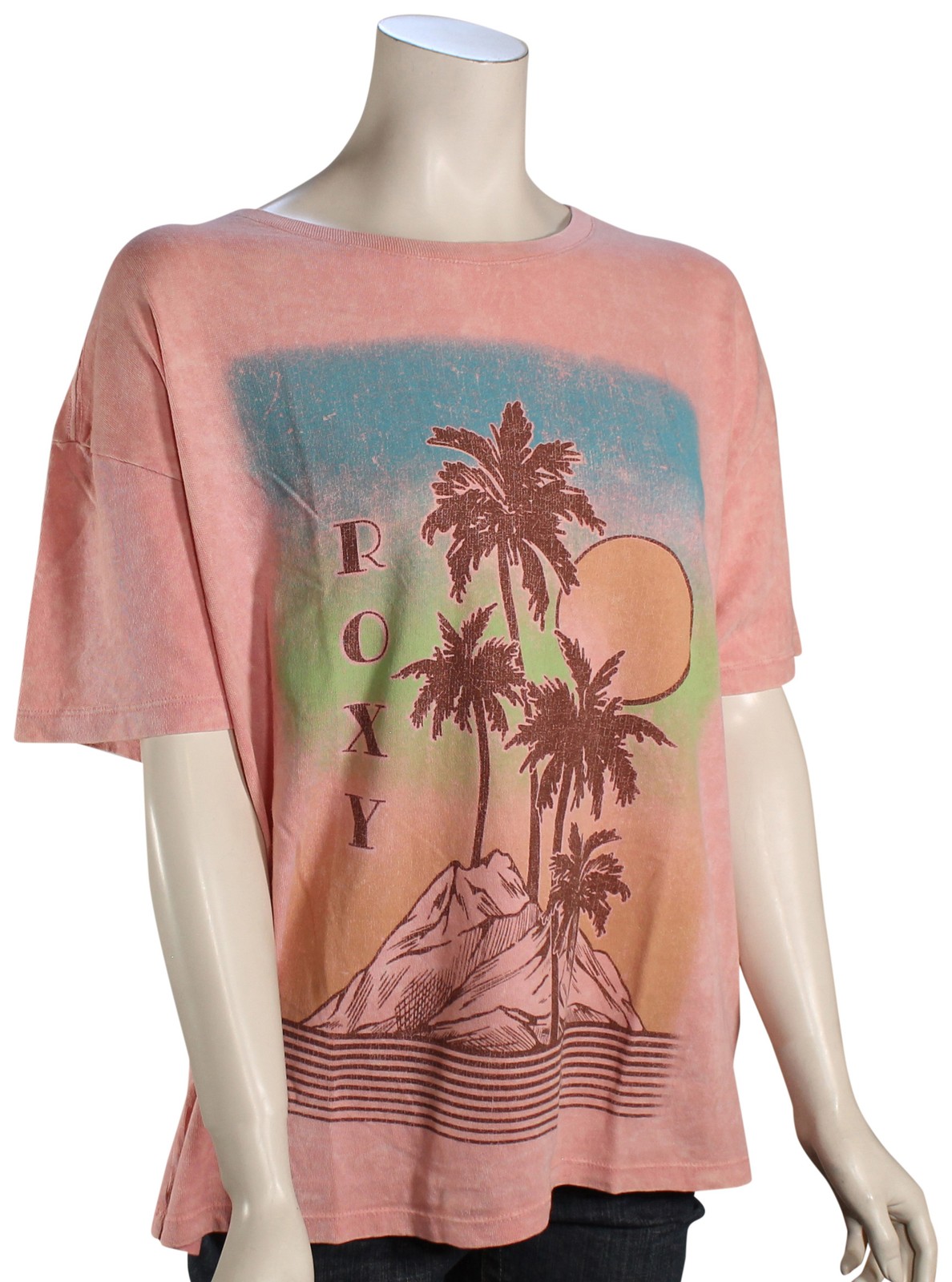 Roxy Palm Springs Women&rsquo;s T-Shirt – Mauve Glow – New