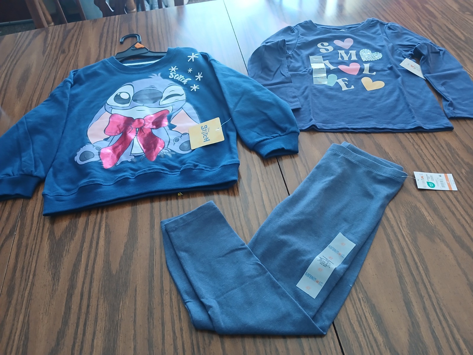 Toddler Girls Lot of 3 Size 4T New Disney GARANIMAL SWEATSHIRT LEGGINS TOP