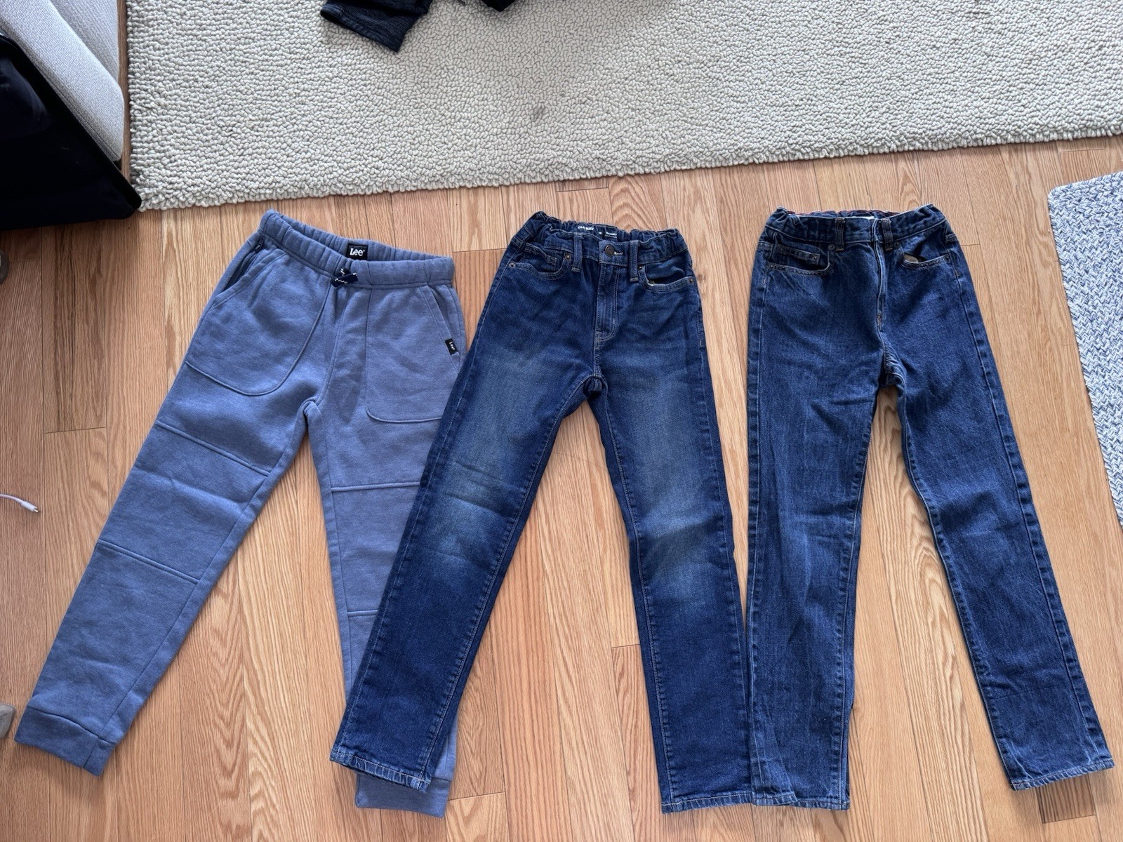 12 Pc Of Boys Clothes Sizes 7-8 & 10 Jeans, Denim, Pants,Shirts New &Gently Used