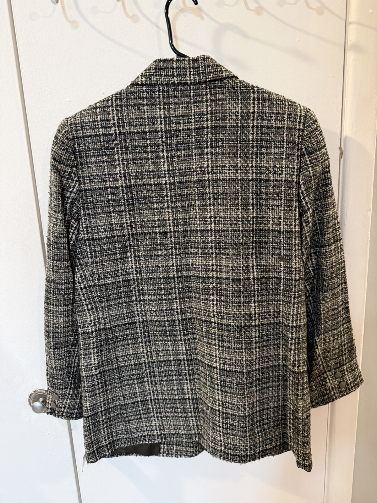 rafact Plaid Blazers Bulk Women Adult Black White Pattern Multiple Pieces