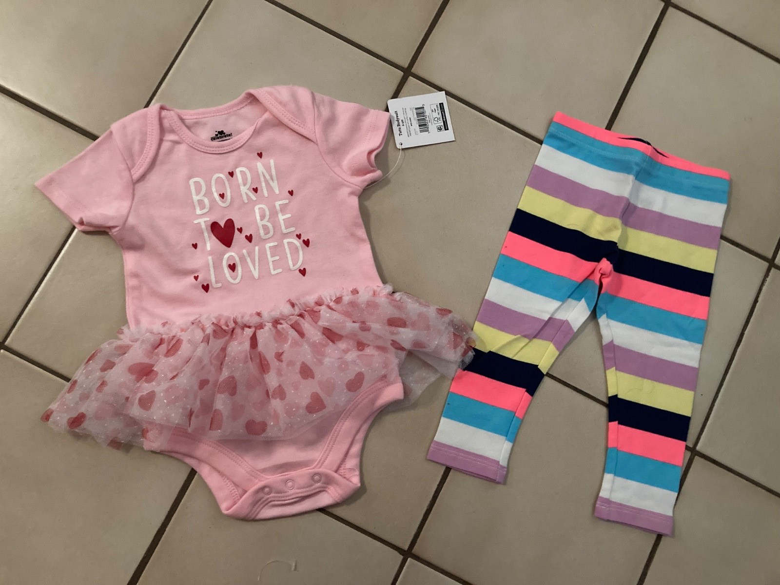 BABY GIRLS 11 piece.Size 6 9 12 Months CLOTHING LOT Wardrobe Outfits ALL NEW!