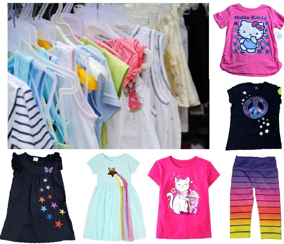 EUC Lot Girls Clothes 15pcs Spring/Summer Shorts, Graphic tees & More Size 8-10