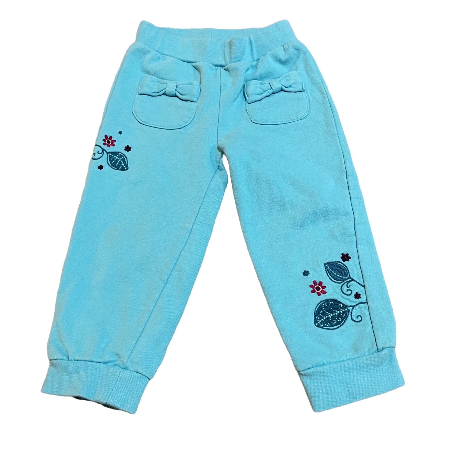Lot of 3 Girl&rsquo;s Blue Sweatpants Size 18 Months