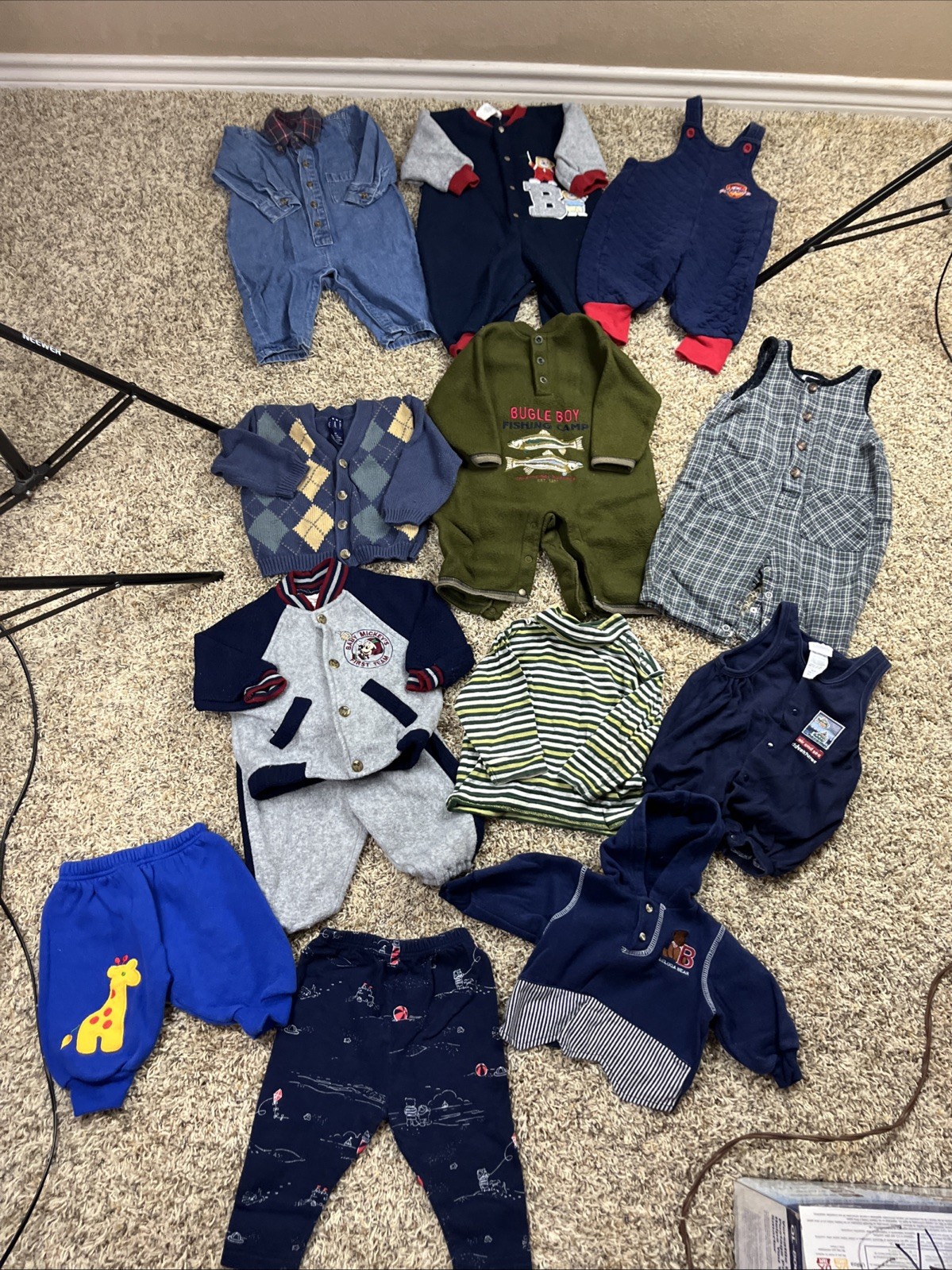 Baby Boy 6-9 Months Clothing Lot—Carters, and Other Brands—Vintage