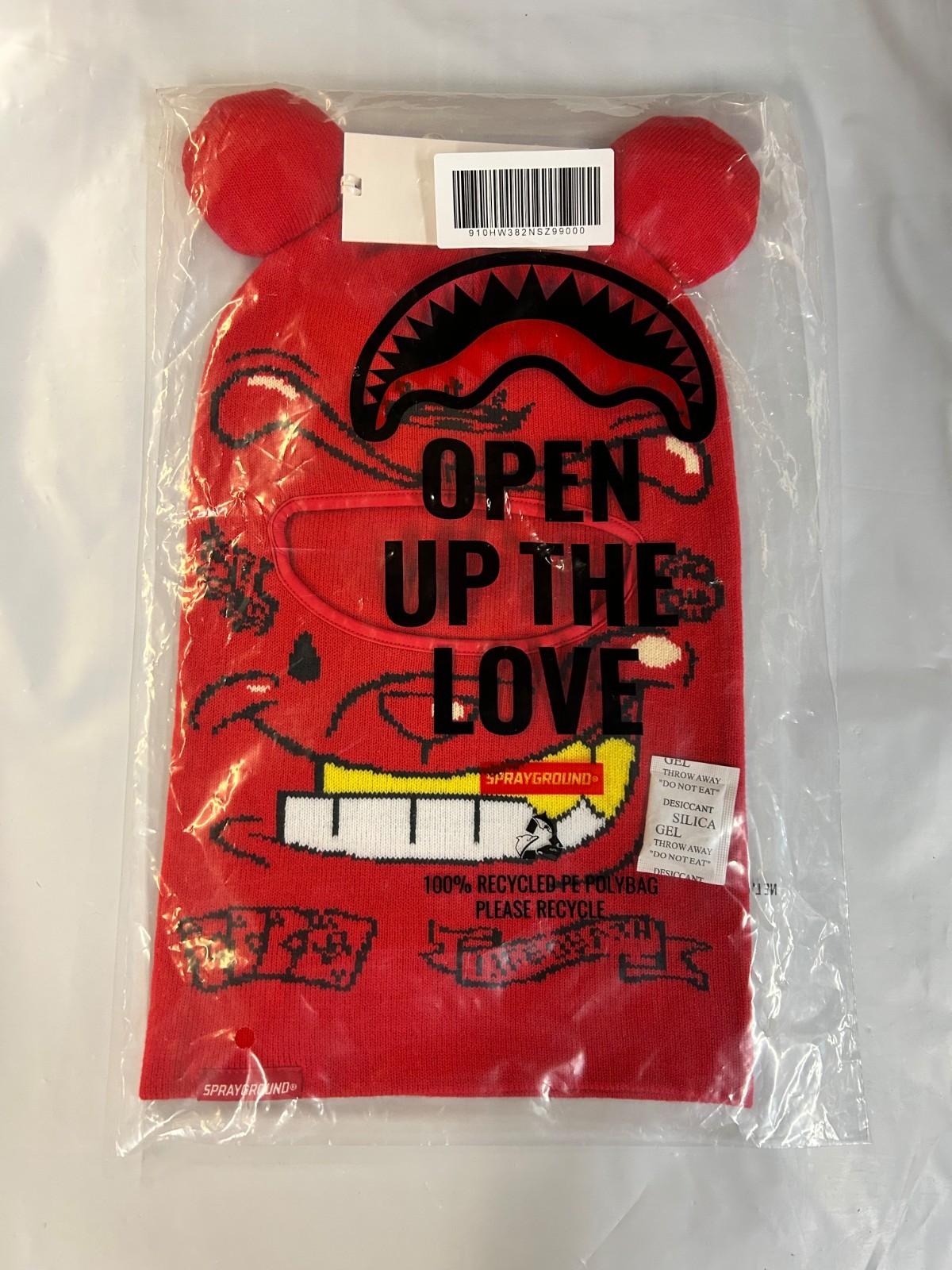 SPRAYGROUND THE REAL DIABLO SKI MASK LIMITED HW382 NEW W TAGS IN BAG 1 SIZE