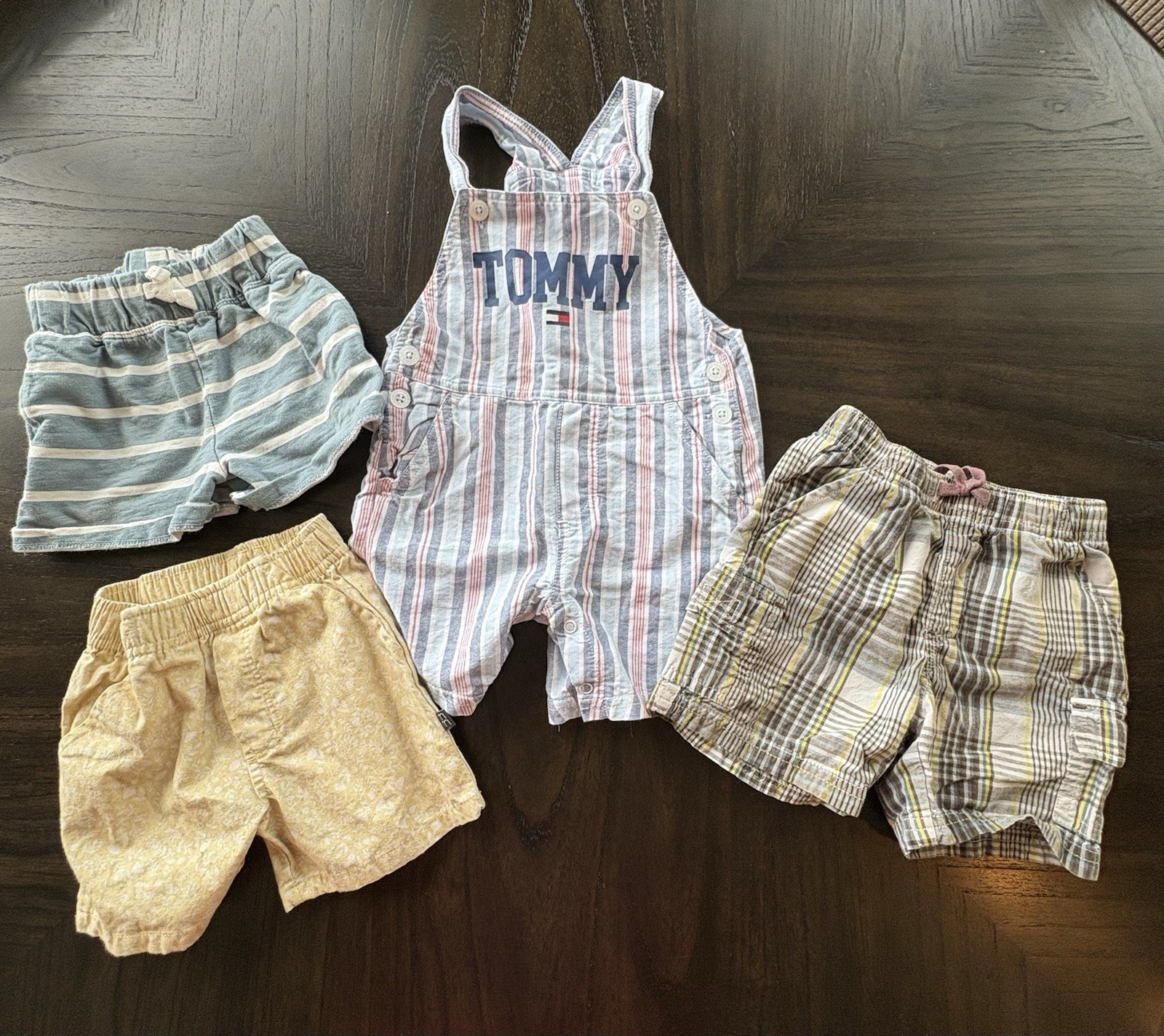 Tommy Hilfiger Baby Outfit 18M Overalls + Shorts Lot Gymboree Summer