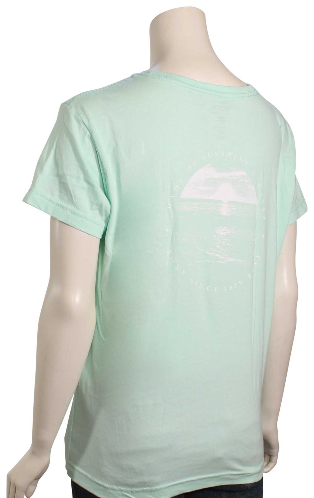 Roxy Beach Sunset Boyfriend Women&rsquo;s T-Shirt – Brook Green – New