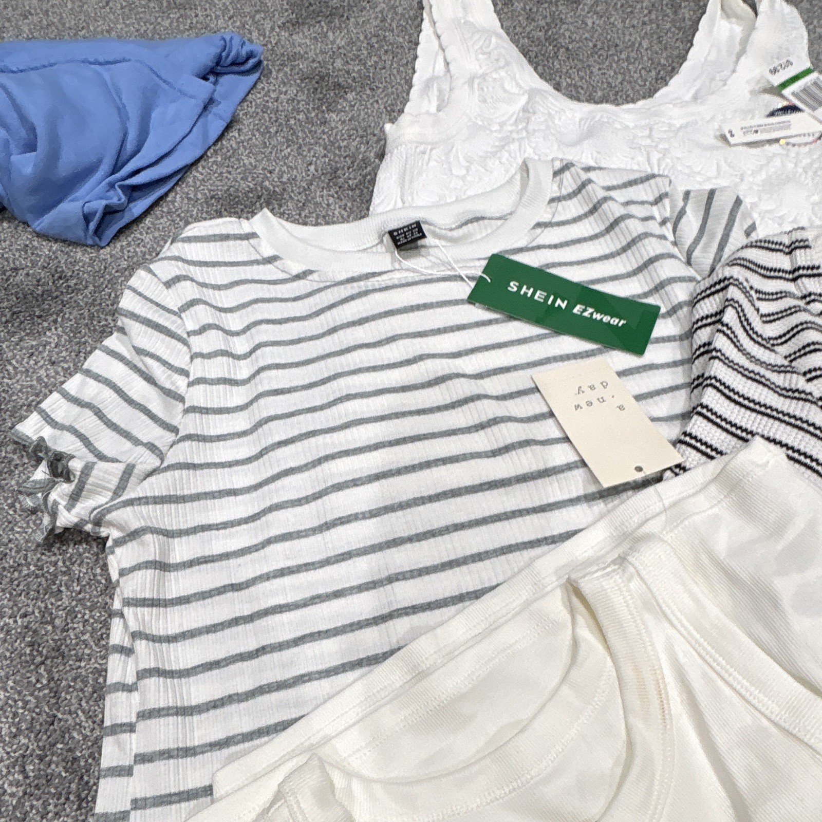SHEIN EZwear & Disclosure Baby Girl Clothing Lot 13/31 Tops Shorts Camo Stripe