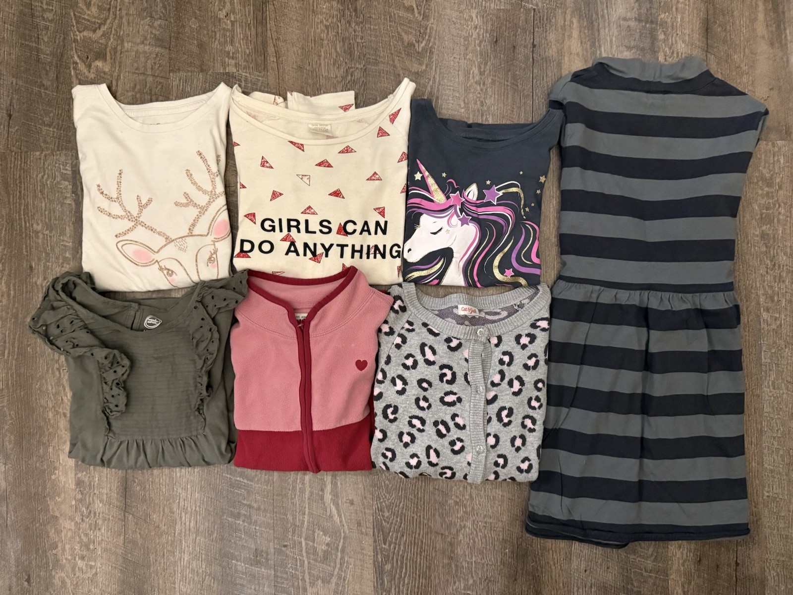 Girls Clothing Bundle L 10/12 Lot Of 7 Pieces Fall/winter