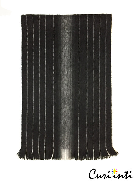WHOLESALE LOT OF 10 BIGGER SIZE! STRIPED ALPACA JOSE SCARVES 80&Prime; x 12&Prime; 3V
