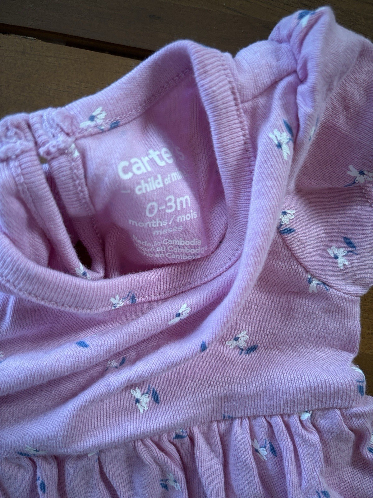 Carter&rsquo;s Cat & Jack Baby Girl Clothing Lot 0-3M 6M Cotton Floral Pink