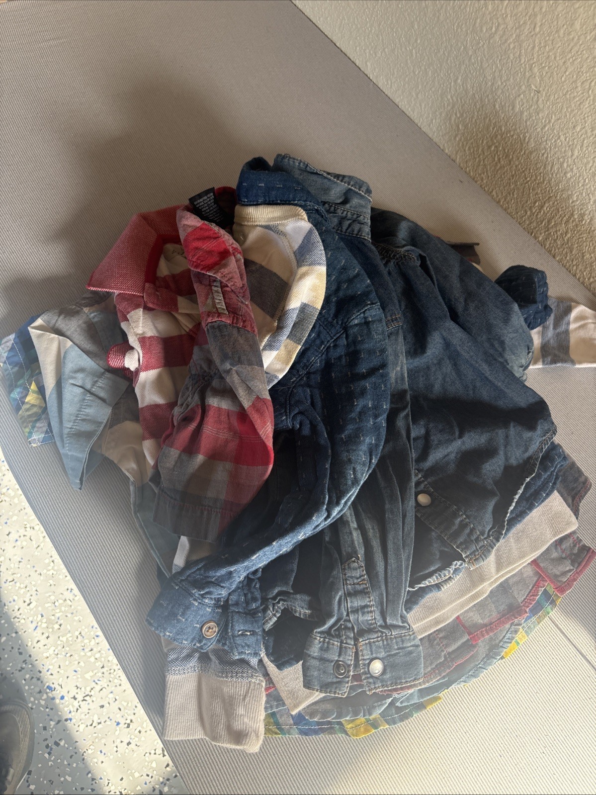 Boys Dress Shirts Lot Size 3T–5T 7pc Button Down Formal School Outfit Bundle