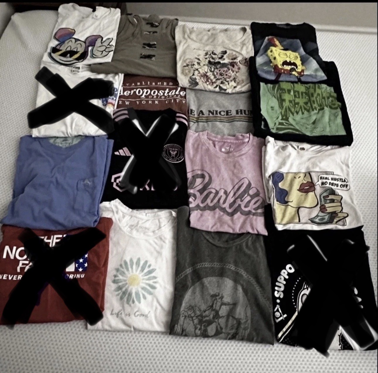 Reseller Bundle Mixed Sizes 12 T-Shirts Modern Bulk Lot
