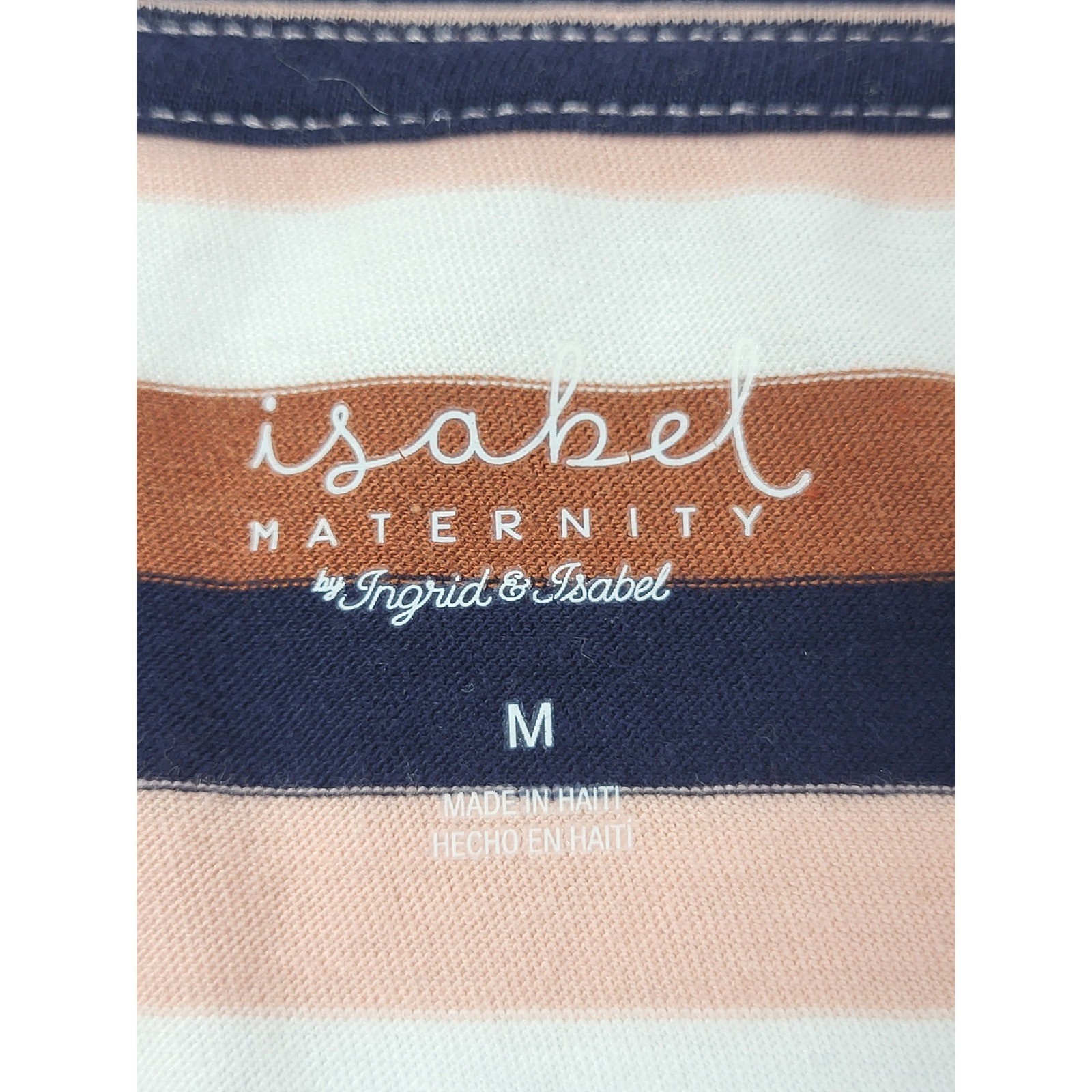 Maternity Bundle Med 2 Piece Blanqi Everyday Blue Legging Isabel Stripe T-Shirt