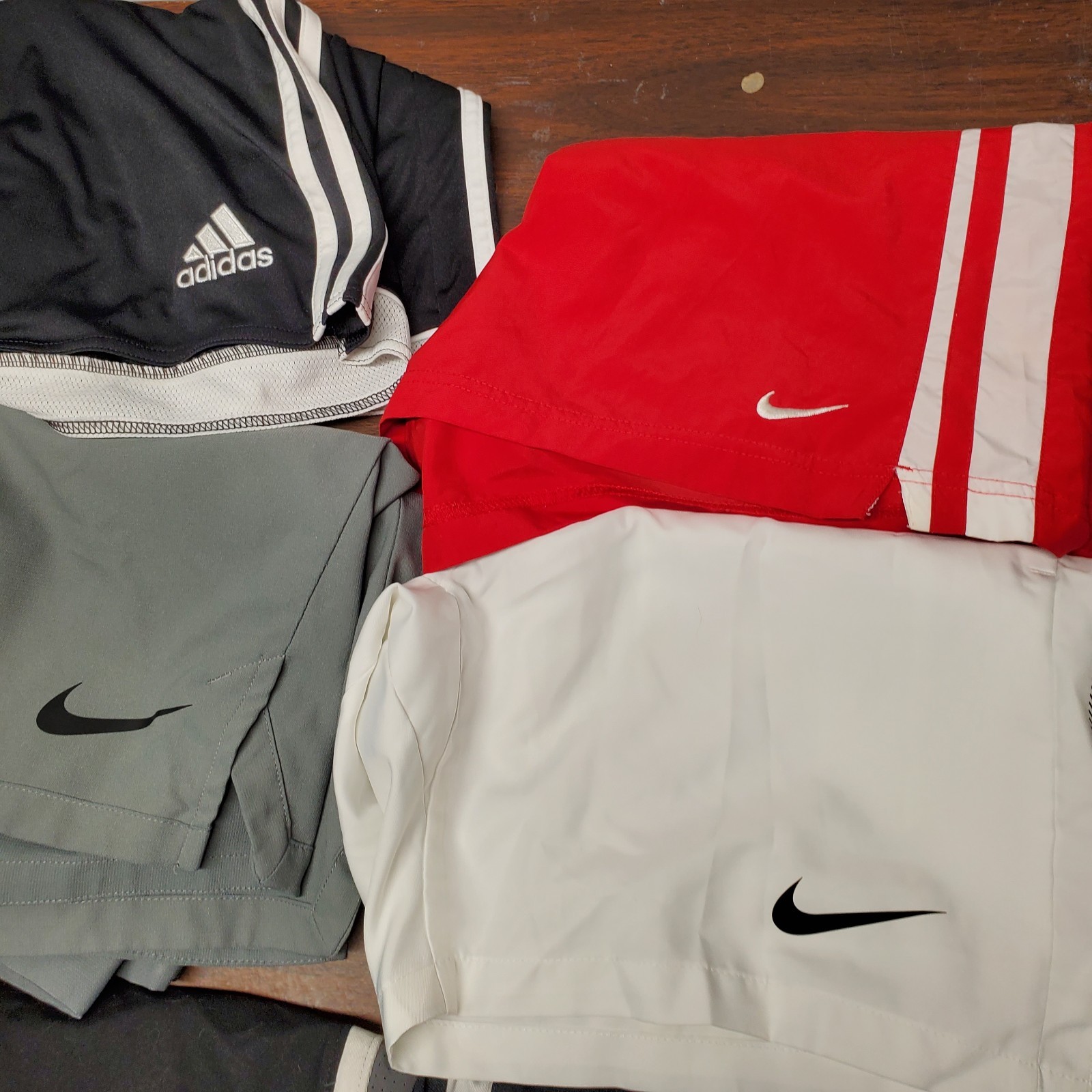 Lot of 9 Under Armour Nike Mens Medium Long Basketball Shorts Athletic Bundle