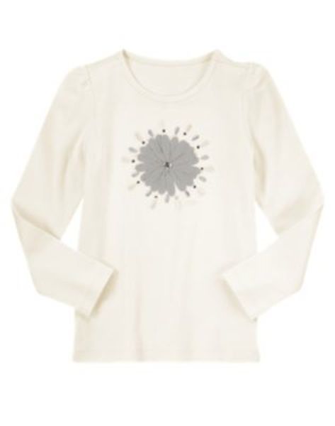 NWT Gymboree Gem Gray Snowflake Shirt Top Snowflake Glamour SZ 4 5 6 Girls