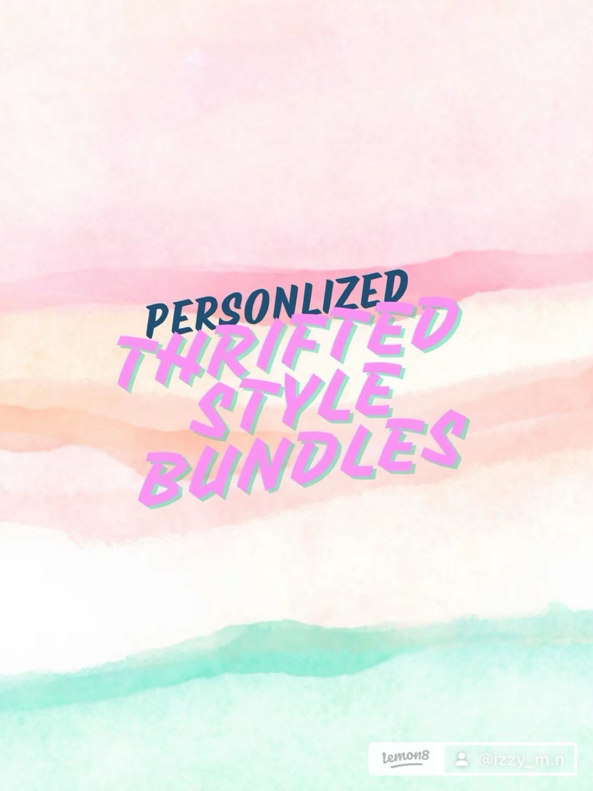 X Large Personalized Thrifted Style Bundle