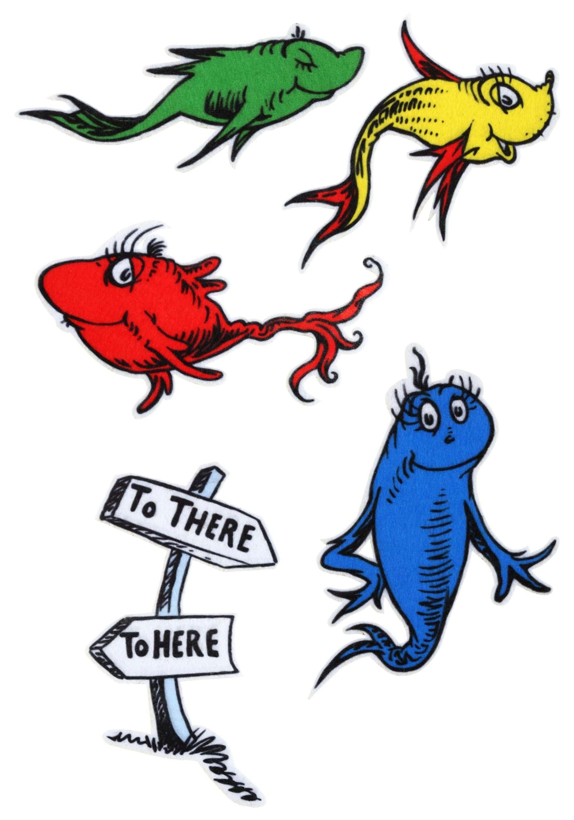 Dr. Seuss&rsquo;s One Fish Two Fish Patch Set