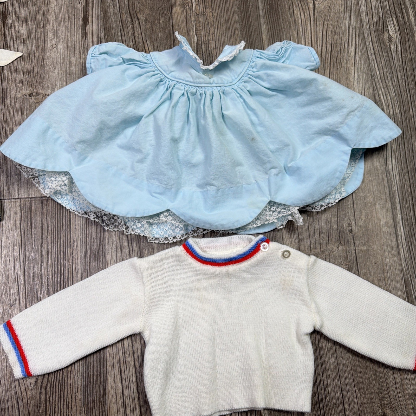 Vintage Kids Clothing Lot 50&rsquo;s to 90&rsquo;s Lot of 12 Sizes 3 Mo to 6T READ