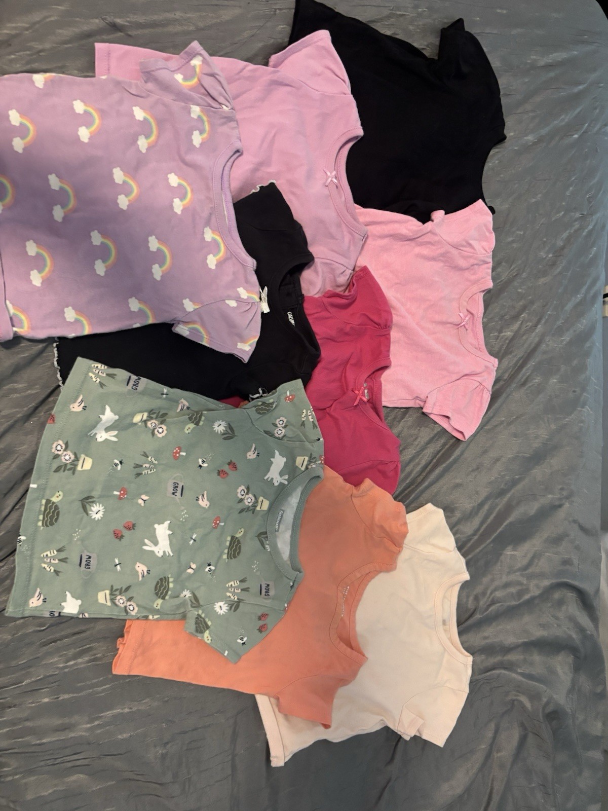 Baby Girl Clothing Lot 0-3 Months Multicolor Cotton Floral Everyday All Seasons