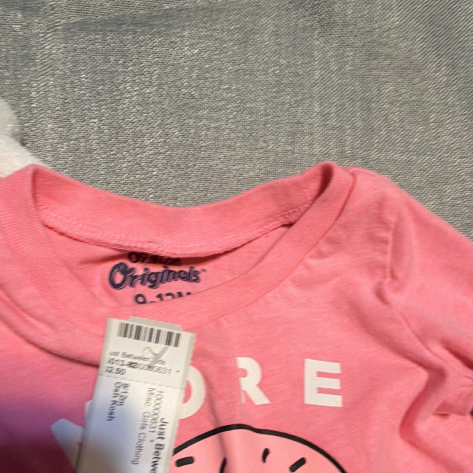 Carter&rsquo;s Baby Girl 12M Clothing Lot Pink White Blue Fleece Animal Print NWT