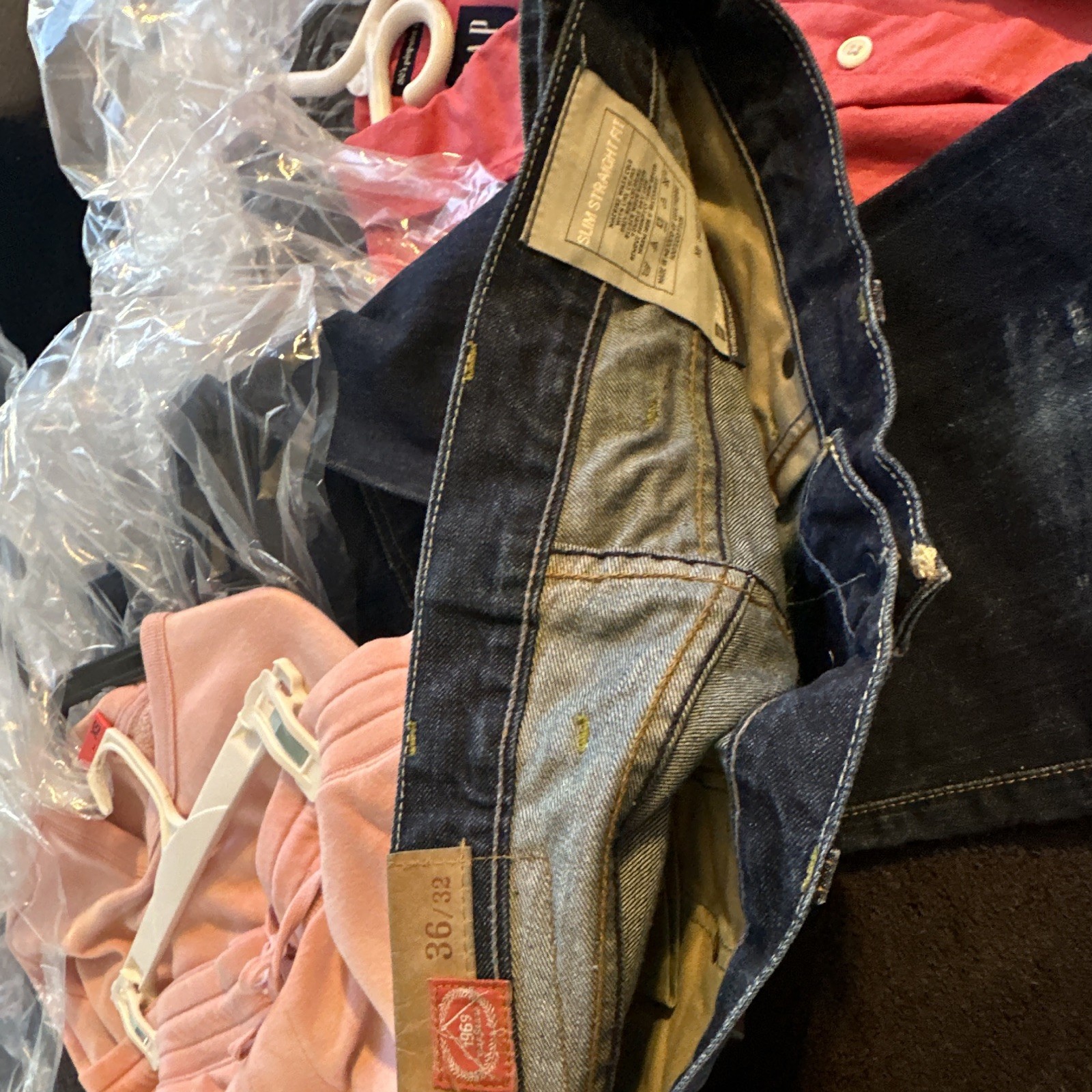GAP Mixed Lot Tie-Dye Sweatshirt & Shorts Set L + Jeans 36×32 + Oxford Shirt