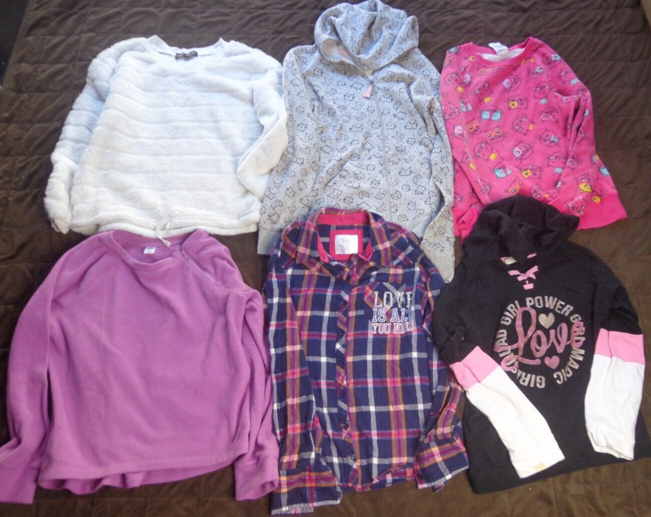 14 Piece Childrens Size 14-16 Spring Fall Winter Girls Child Clothing Lot Outfit
