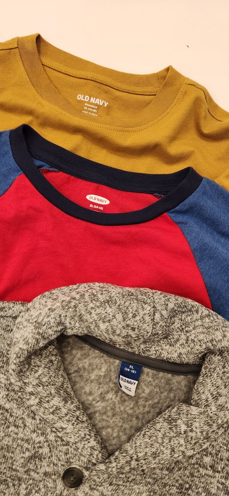 ‼️Old Navy‼️ Boys XL (14-16) 7pc Clothing Lot Shirts Joggers PJs Sweater