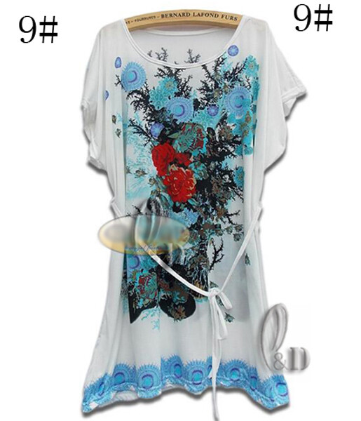 AU SELLER WHOLESALE BULK LOT OF 10 MIXED COLOU TUNIC KAFTAN TOP/BEACH COVER T064